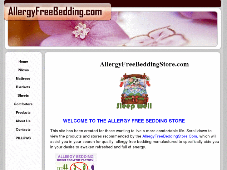 www.allergyfreebeddingstore.com