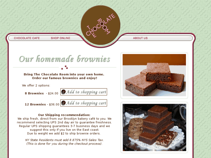 www.chocolateroombrownies.com