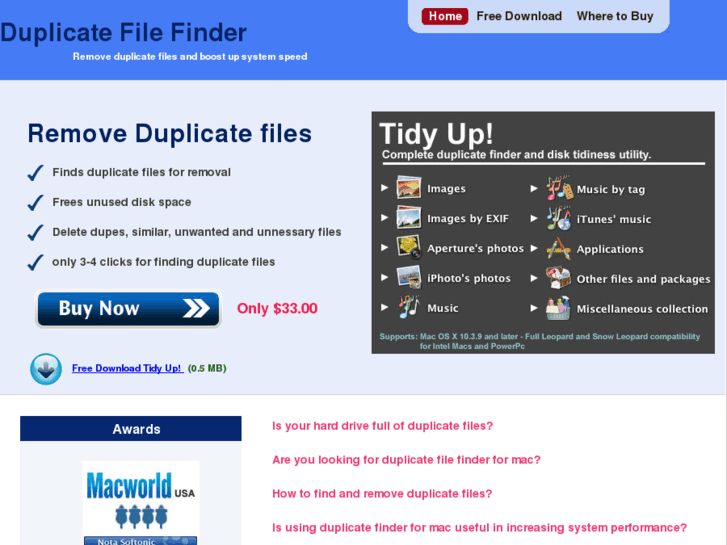 www.duplicatefilefinderformac.com