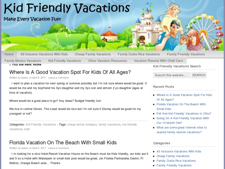 www.kidfriendlyvacations.org