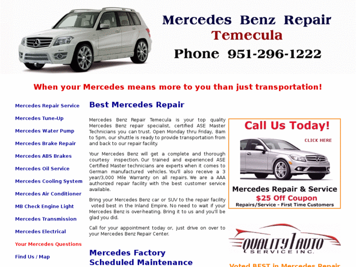 www.mercedesbenzrepairtemecula.com