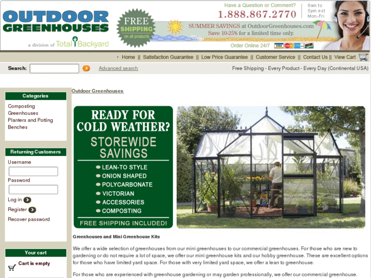 www.outdoorgreenhouses.com