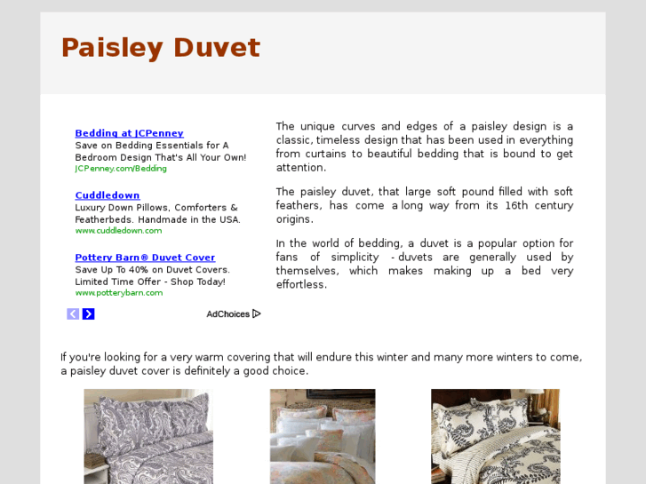 www.paisleyduvet.com