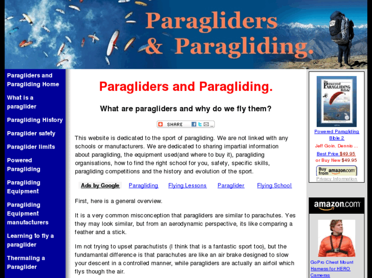 www.paraglidingparagliders.com