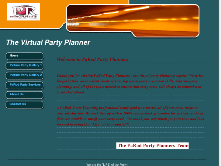 www.parodpartyplanners.com
