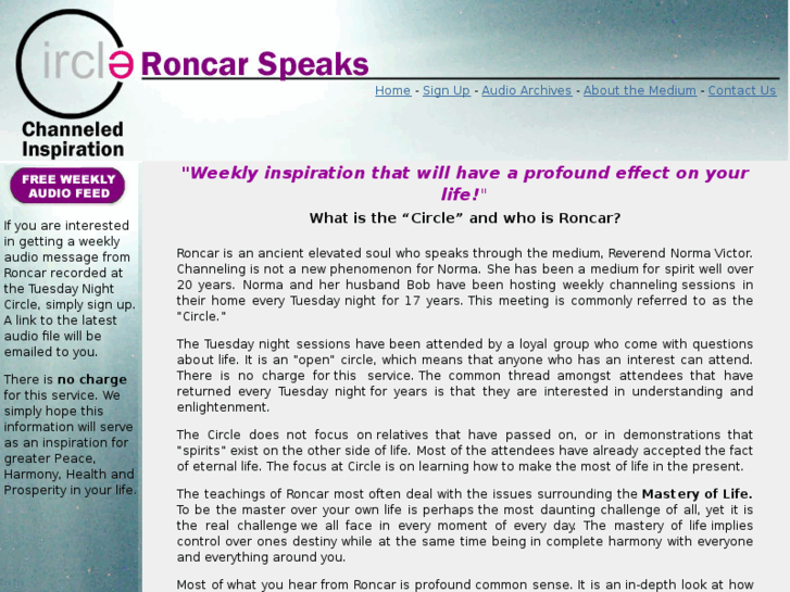 www.roncarspeaks.com