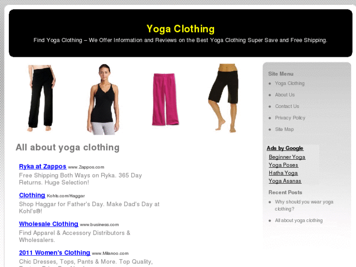 www.yogaclothings.com