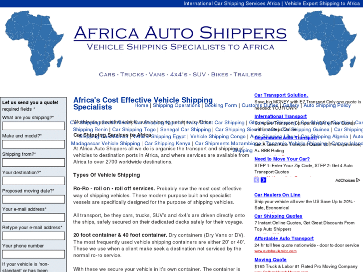 www.africaautoshippers.com