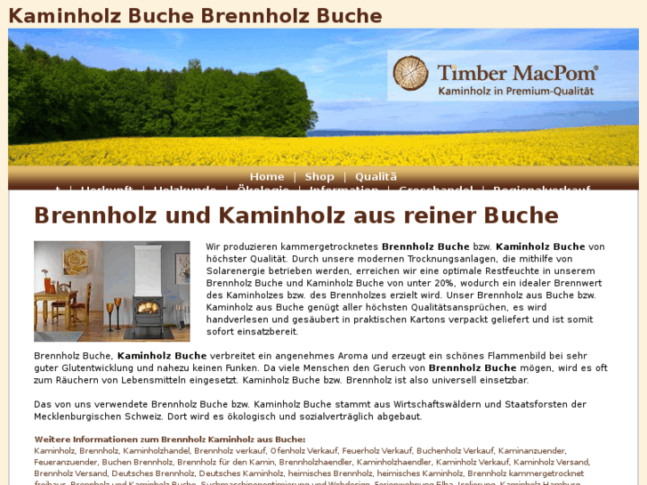 www.brennholz-buche-kaminholz.de