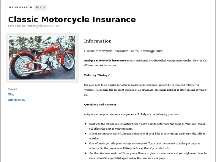 www.classicmotorcycleinsurance.org