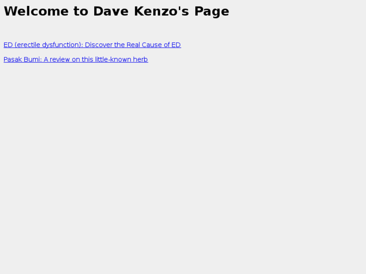 www.davekenzo.com