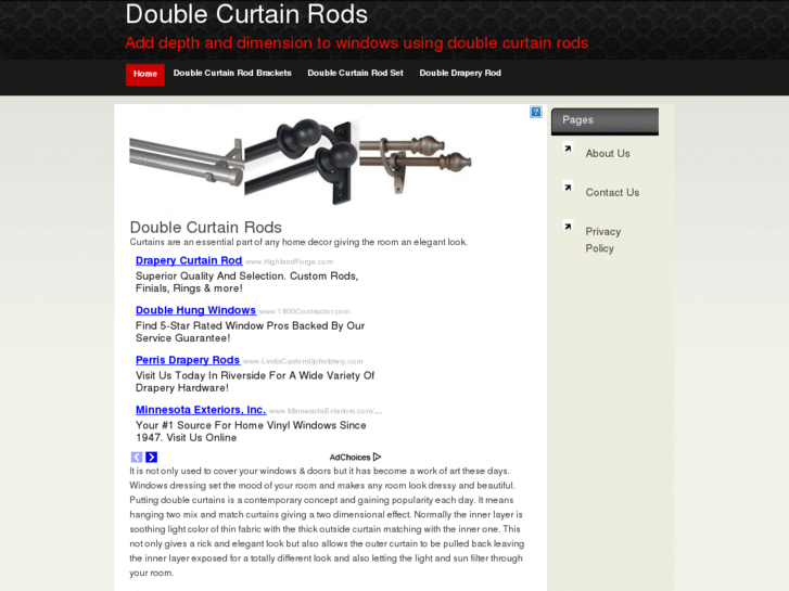 www.doublecurtainrod.net