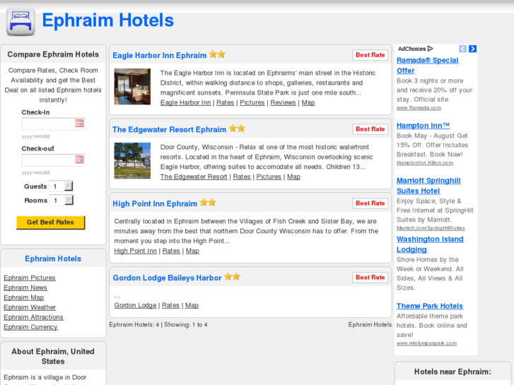 www.ephraimhotels.com