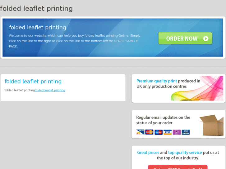www.foldedleaflets.com