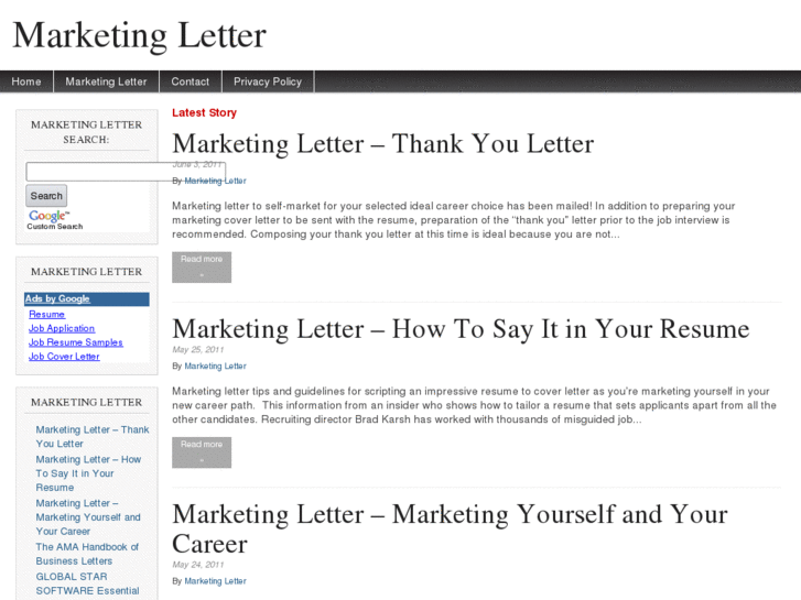 www.marketingletter.net