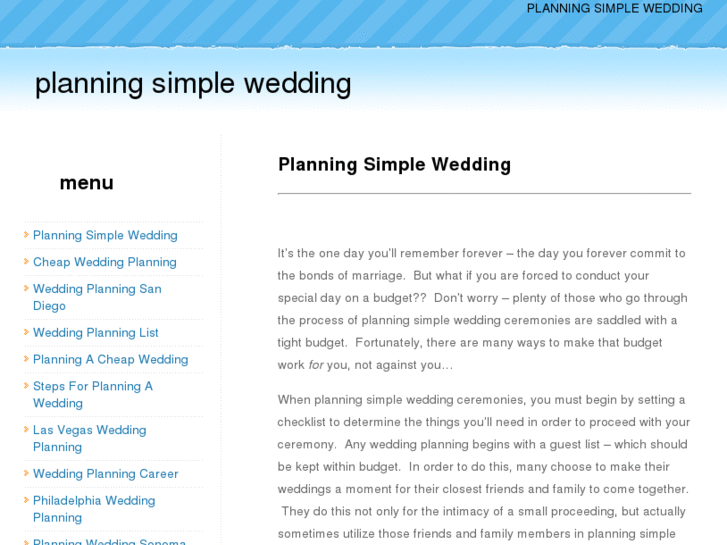 www.planning-simple-wedding.com