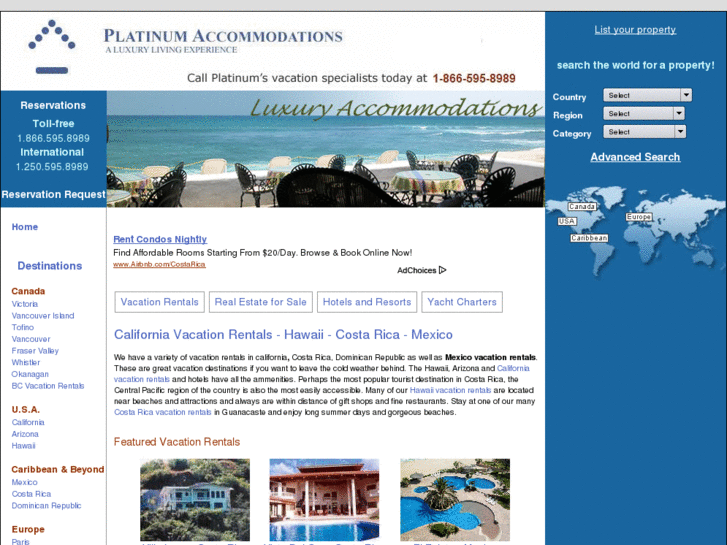 www.platinumaccommodations.com