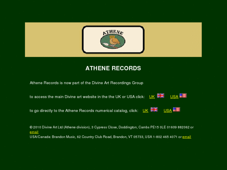 www.athenerecords.com