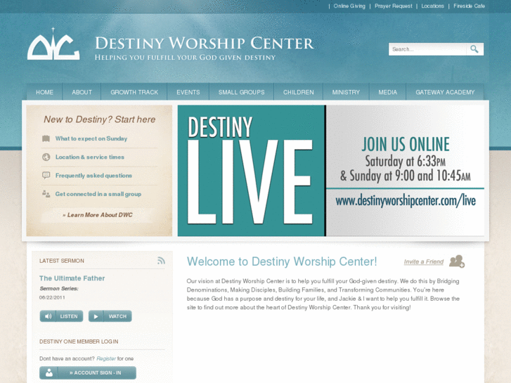 www.destinyworshipcenter.com