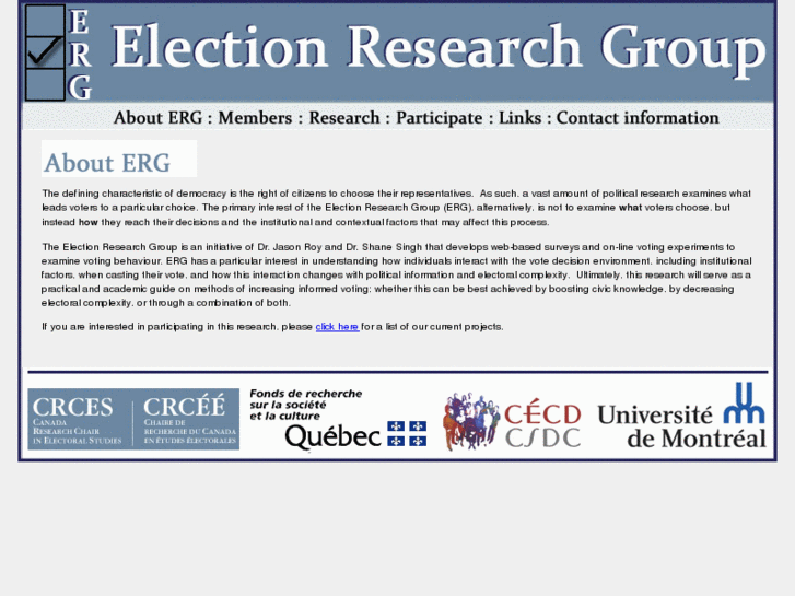 www.electionresearchgroup.org