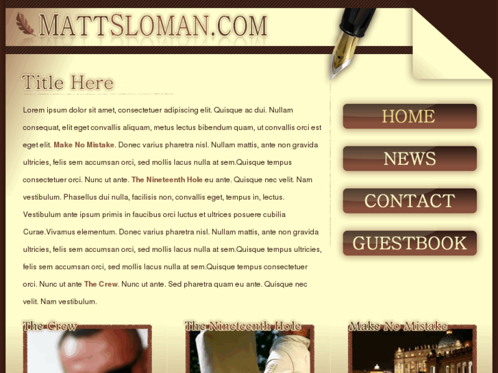 www.mattsloman.com