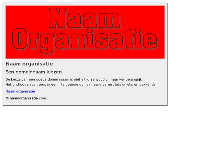 www.naamorganisatie.com