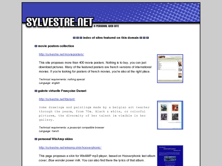 www.sylvestre.net