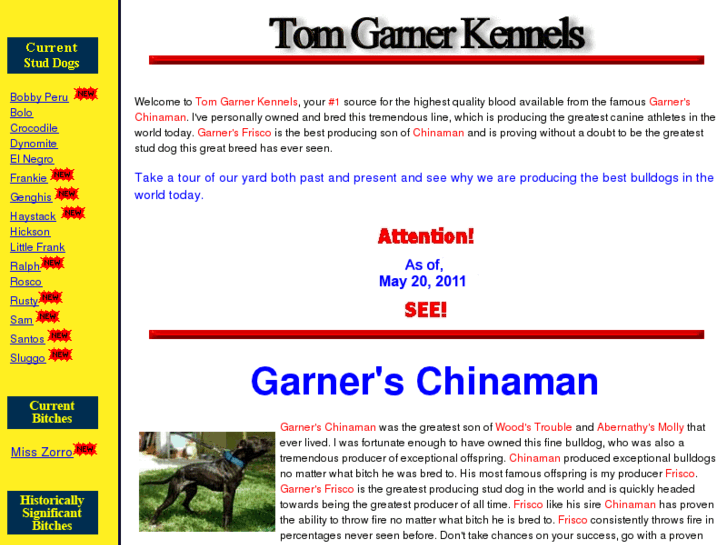 www.tom-garner-kennels.com