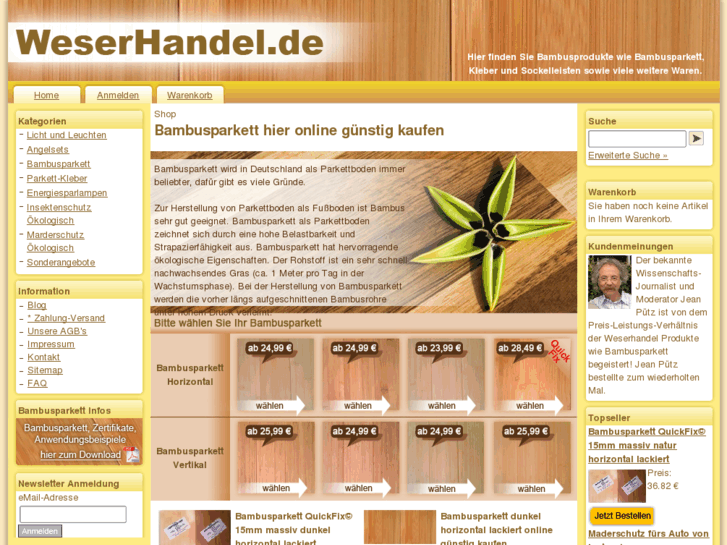 www.weserhandel.de