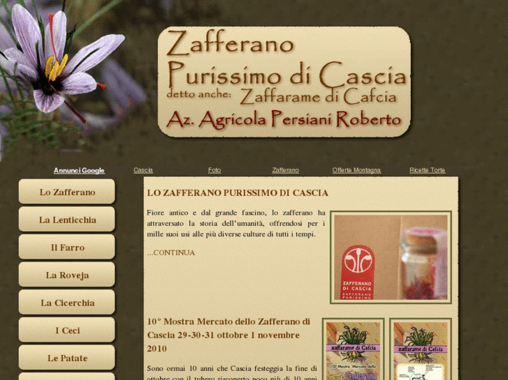 www.zafferanocascia.com