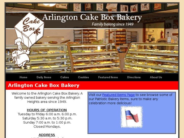 www.arlingtoncakeboxbakery.com