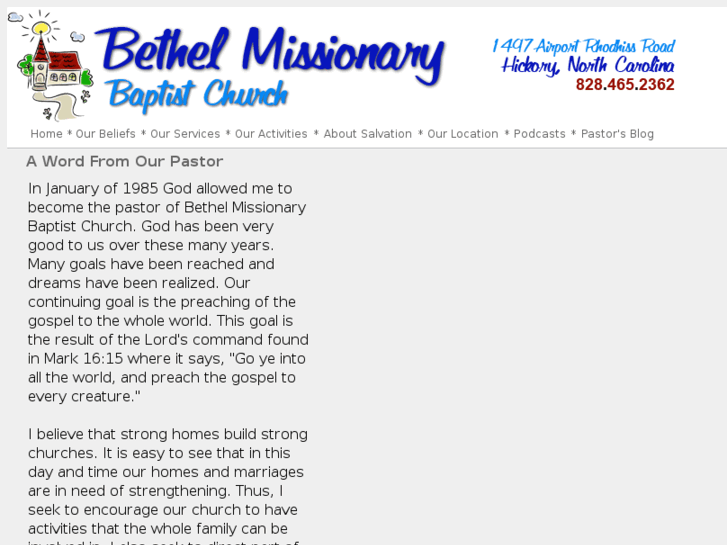 www.bethelmissionarybaptistofhickory.com