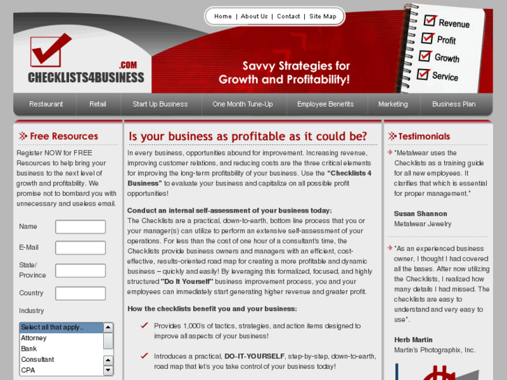 www.checklists4business.com