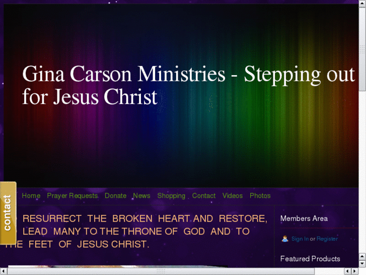 www.ginacarson.org
