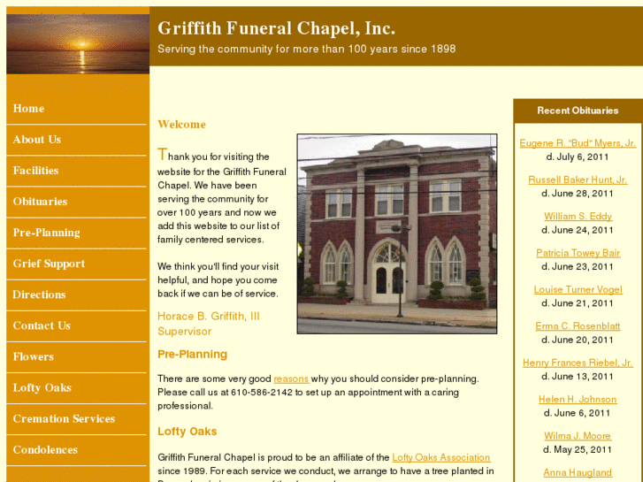 www.griffithfuneralchapel.com