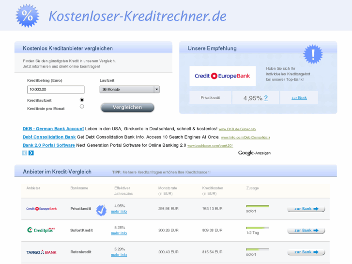 www.kostenloser-kreditrechner.de