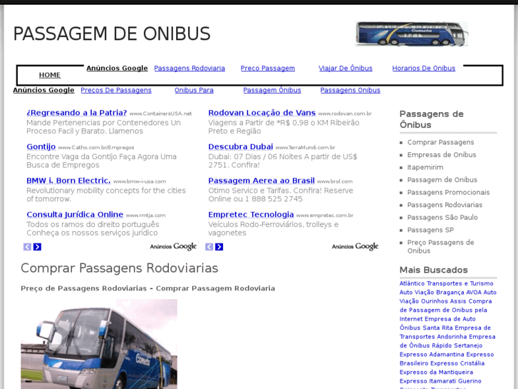 www.passagemdeonibus.net