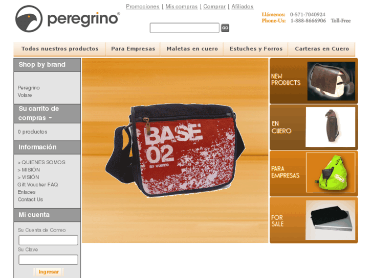 www.peregrinobags.com