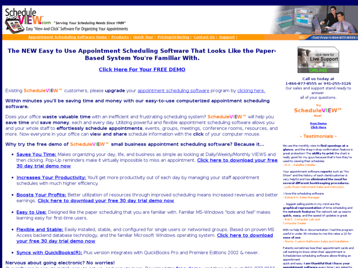 www.scheduleview.net