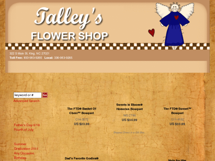 www.talleysflowershop.com