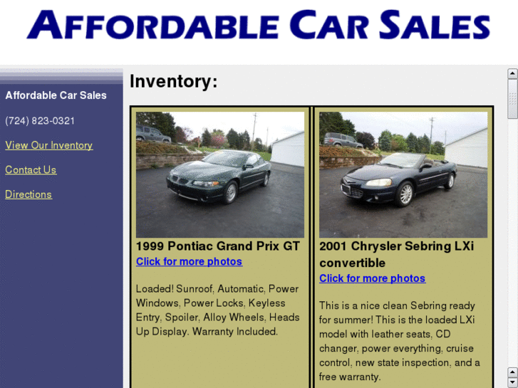 www.affordablecarsales.net