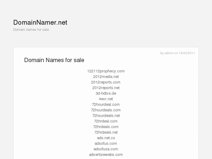 www.domainnamer.net