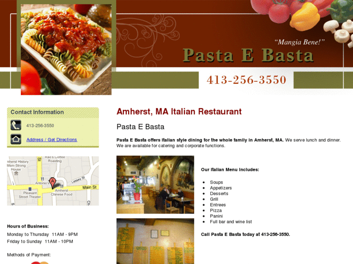 www.pastaebastaamherst.com