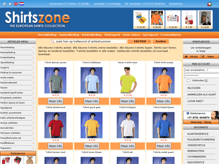 www.shirtzone.nl