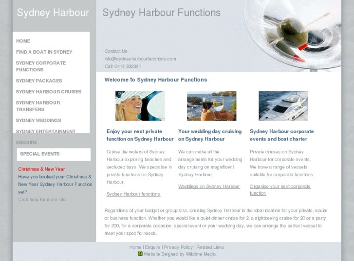 www.sydneyharbourfunctions.com