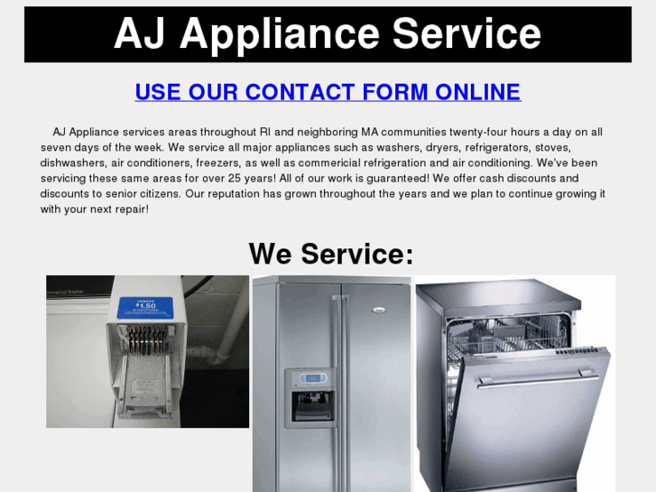 www.ajapplianceri.com