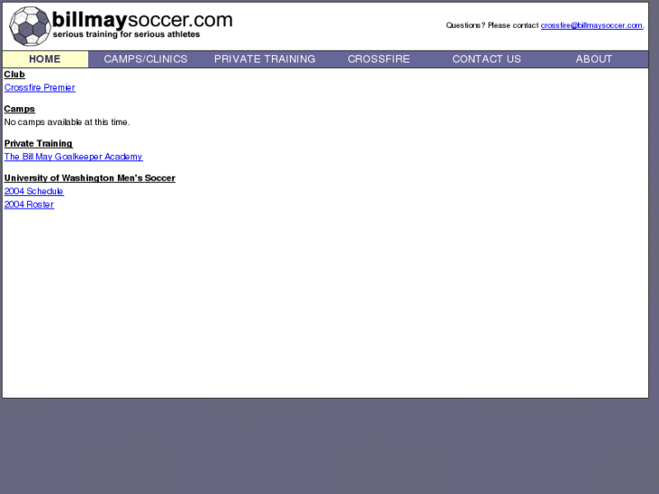 www.billmaysoccer.com