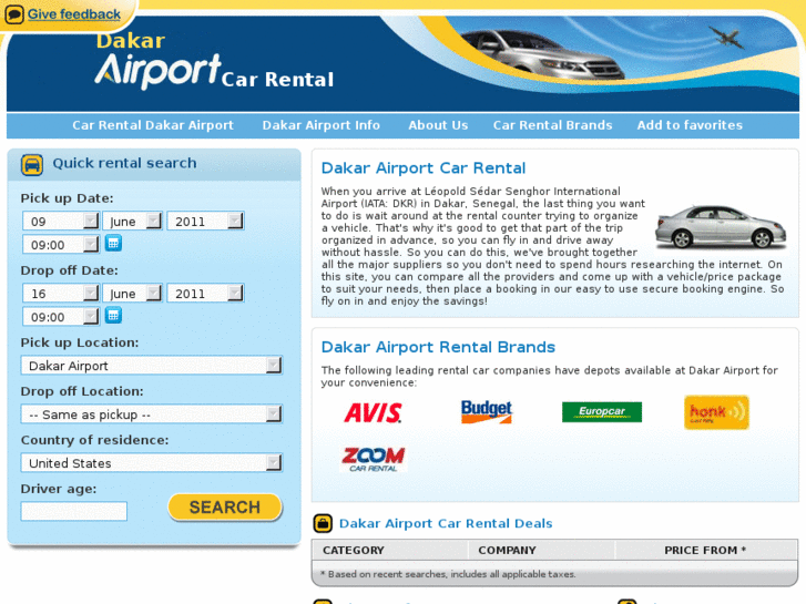 www.dakarairportcarrental.com