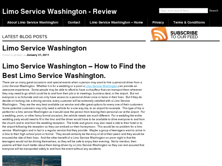 www.limoservicewashington.com