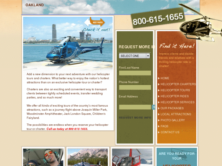 www.oaklandhelicoptercharters.com